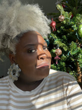 Load image into Gallery viewer, Brooks Petel Hoops (Silver)