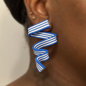 Angela Ribbon - Cobalt Blue